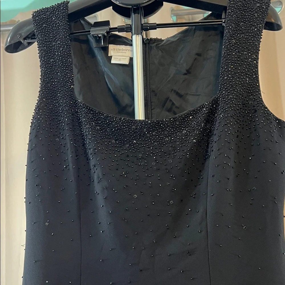 Liz Claiborne Black Midi Dress - Picture 3 of 6